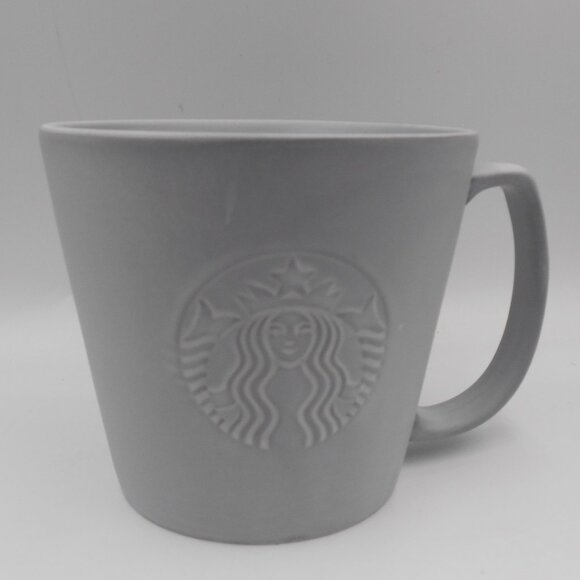 LARGE 2019 STARBUCKS GRAY MUG CUP 20 FLUID OZ. VENTI - Picture 1 of 9